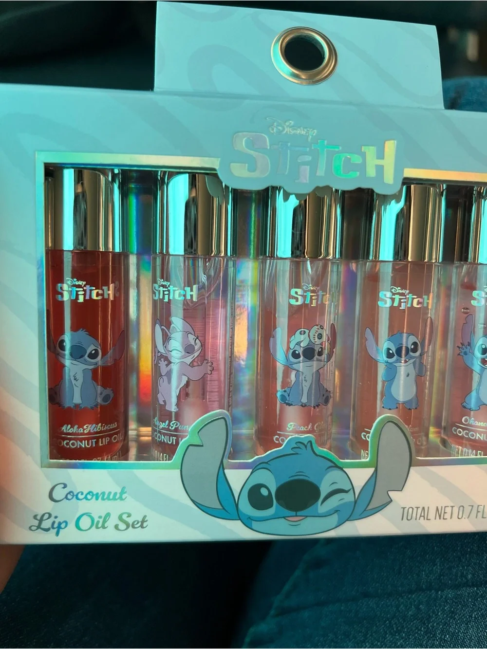 Disney Stitch Coconut Lip Oil Set